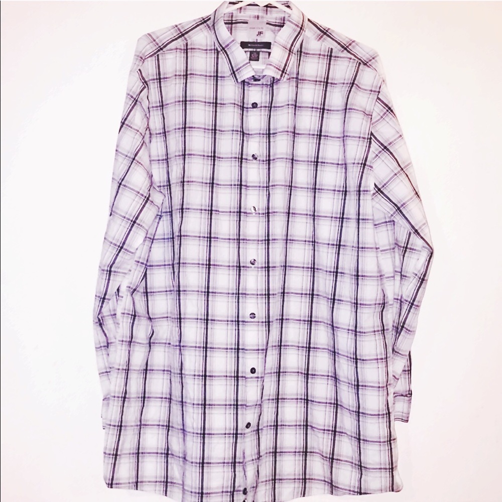 JFj.Ferrar Mens Slim Fit Long Sleeves Button Down - Picture 4 of 11